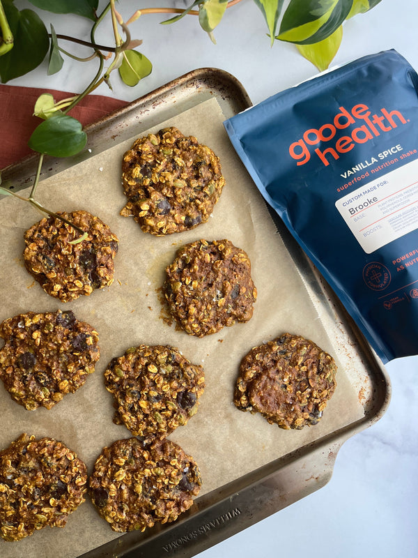 Vanilla Spice Protein Breakfast Cookies