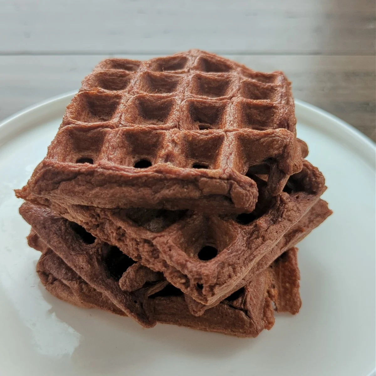 or Moroccan Chocolate Protein Waffles