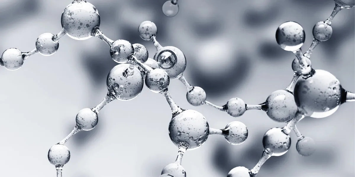 Image of close-up molecular structure