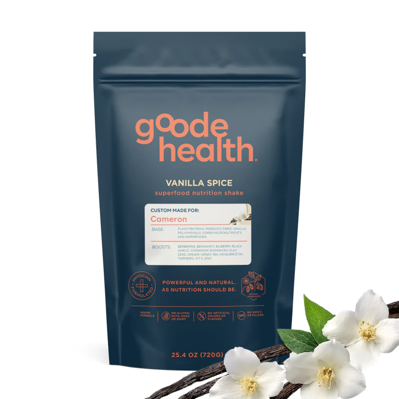 Goode Health Superfood shake vanilla flavor pouch