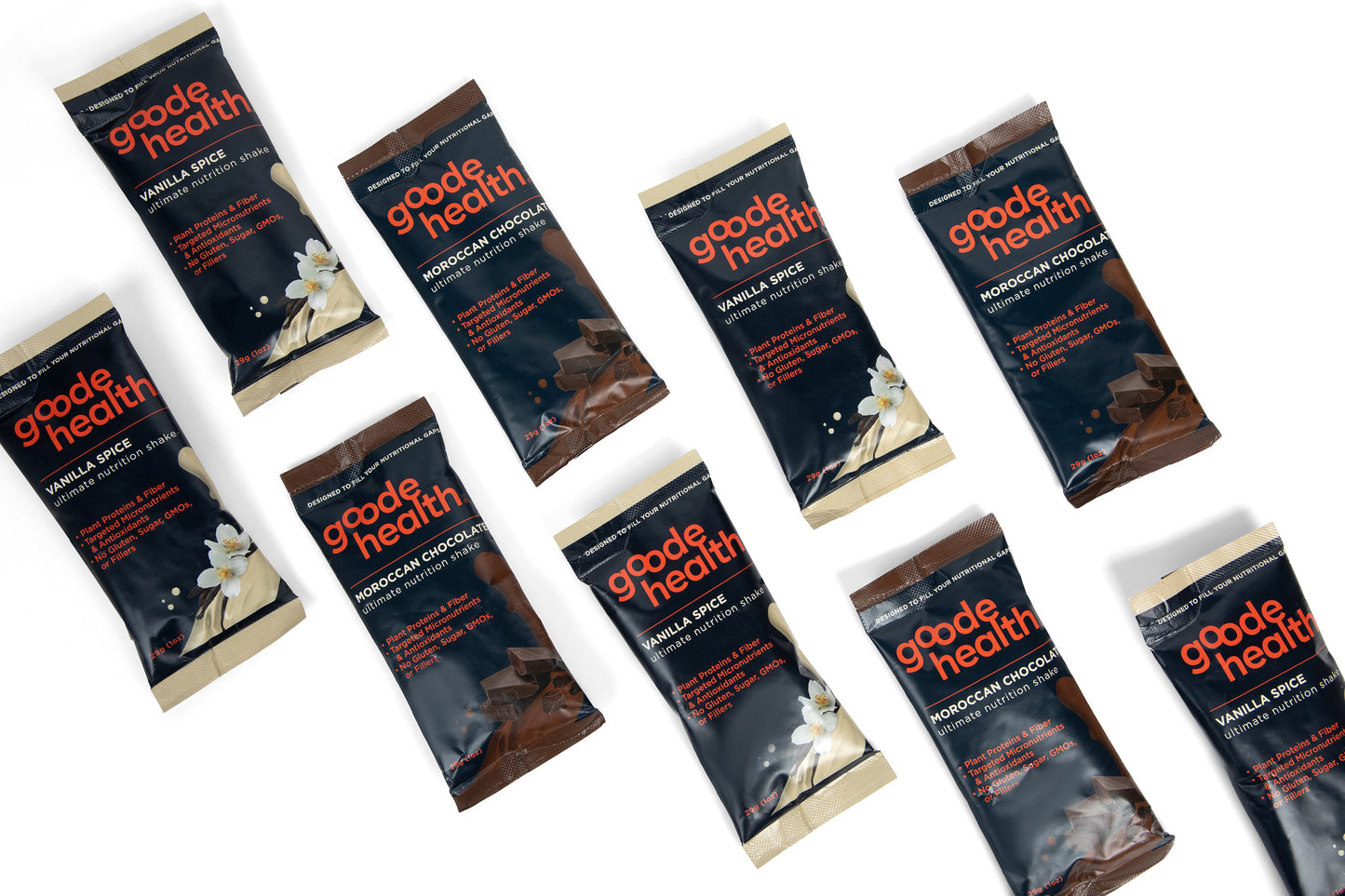 goode health on the go packs, sachets, single serve