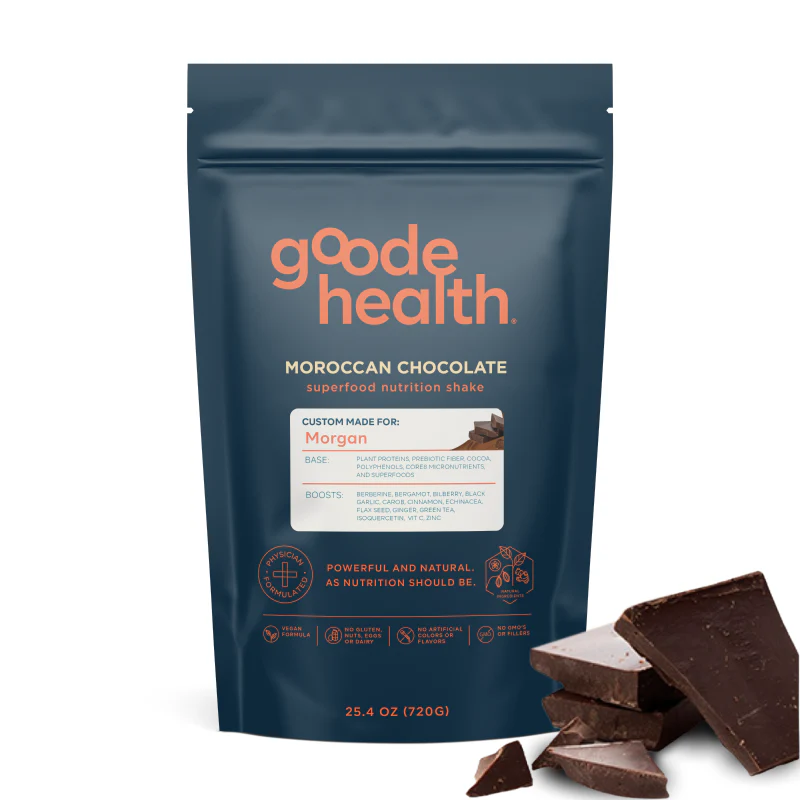 Goode Health superfood chocolate shake