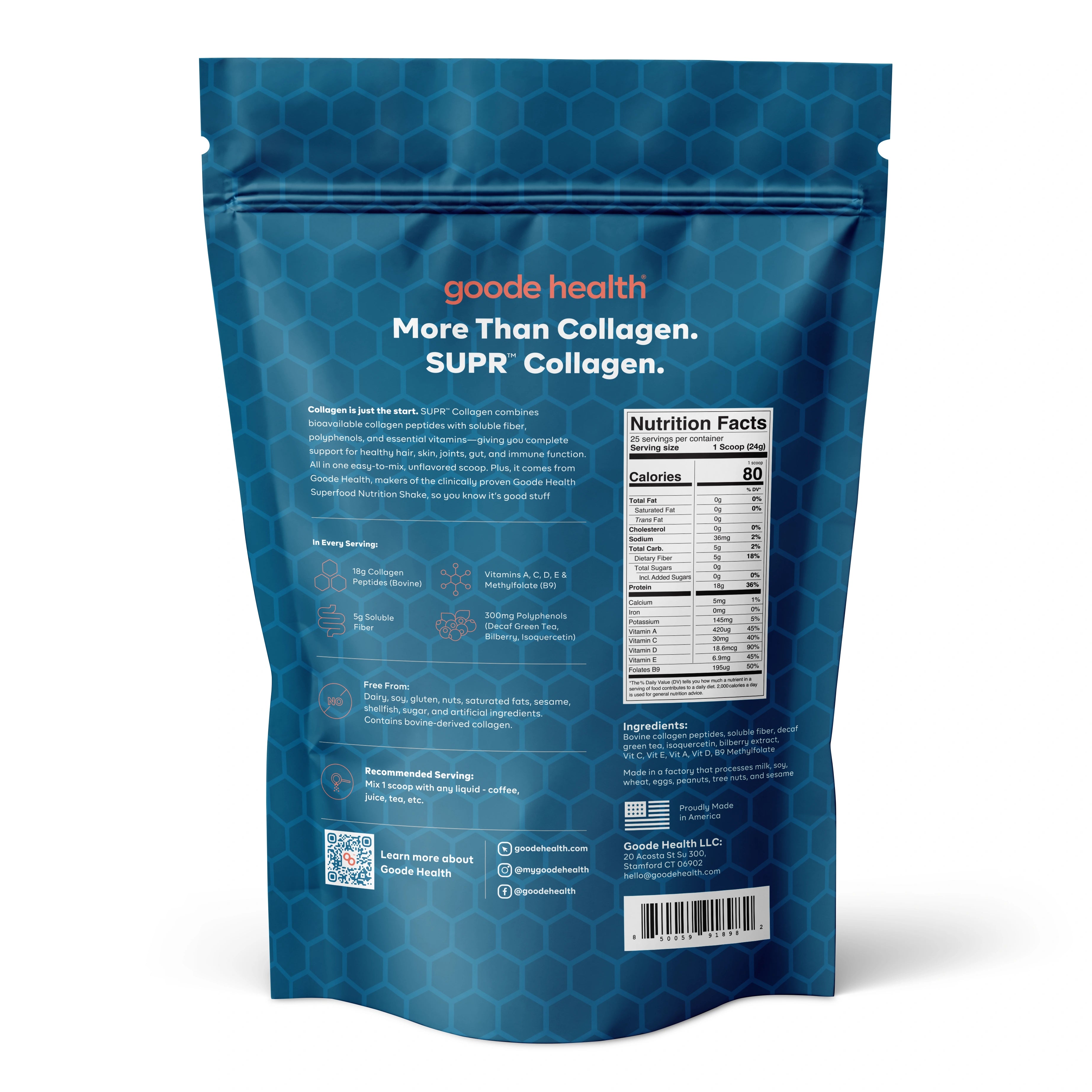 Goode Health SUPR™ Collagen Powder – Unflavored