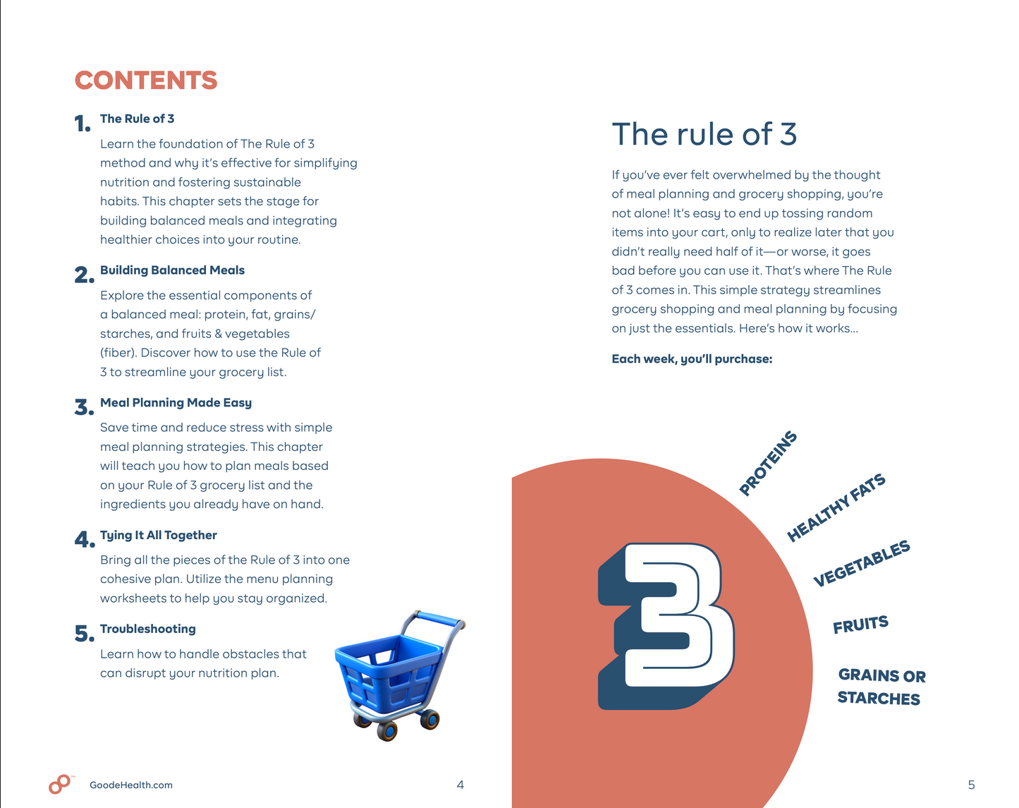e-book:  Simplify healthy meal planning with "The Rule of 3"