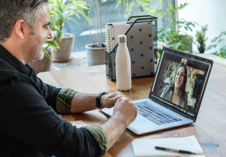 Wellness enthusiast in a Goode Health virtual health coaching session
